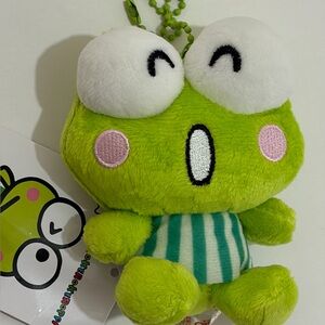 Sanrio Keroppi Plush Keychain/Charm